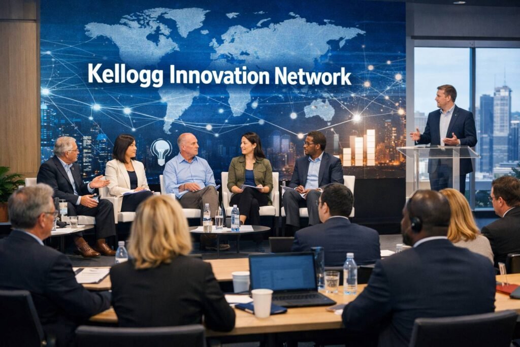 Kellogg Innovation Network connecting global executives to drive business innovation, digital transformation, and sustainable leadership