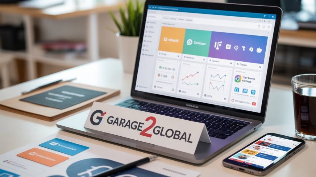 Digital marketing growth strategy illustration for small businesses by Garage2Global